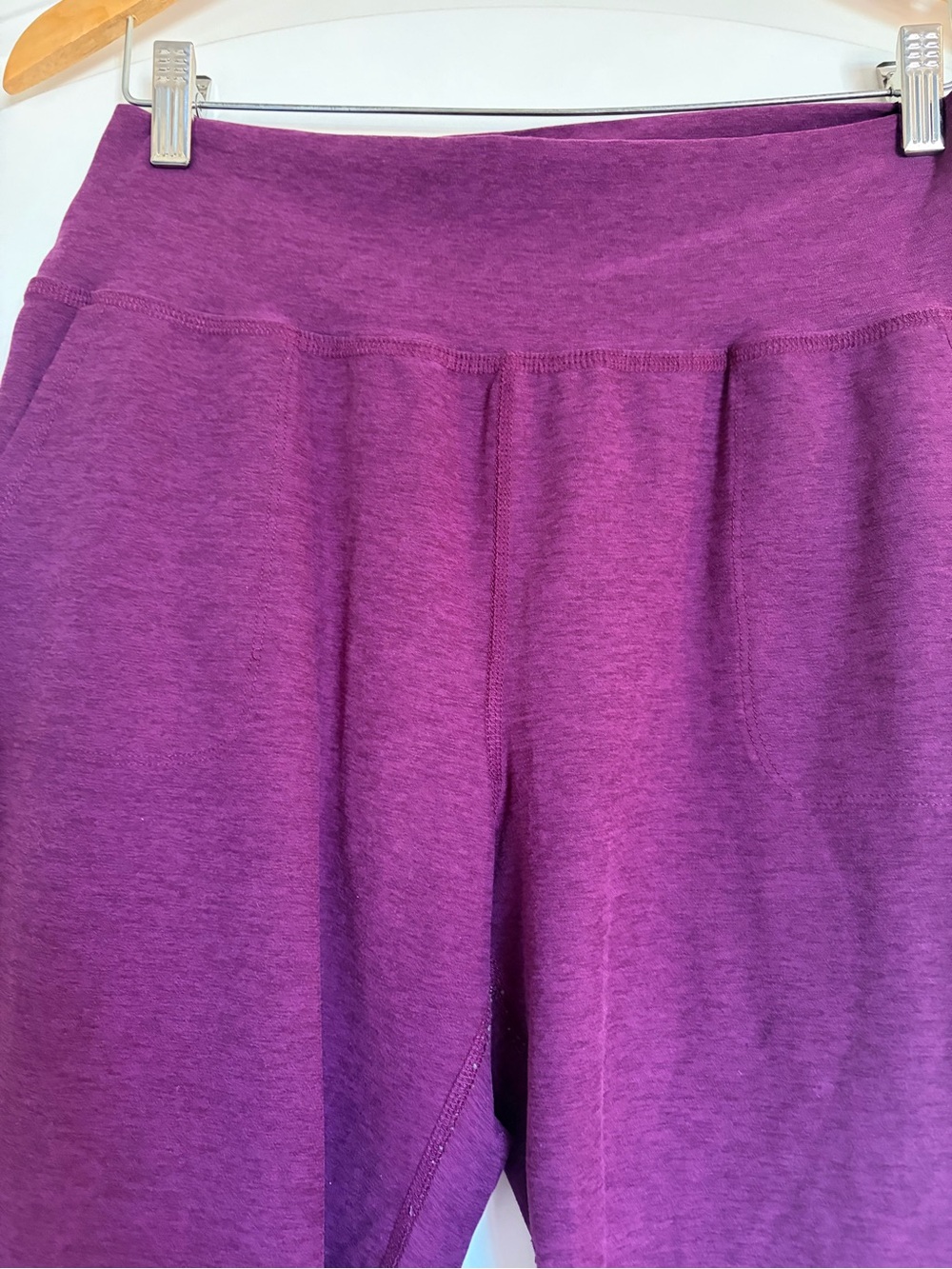 Beyond yoga spacedye everyday joggers and full zip. Purple, L. EUC. 2 pieces! - Picture 5 of 16